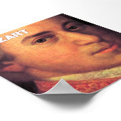 Mozart Fine Art on Leinwand Poster (Ecke)