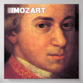 Mozart Fine Art on Leinwand Poster (Vorne)