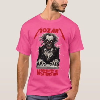 Mozart Funny Heavy Metal Shirts Klassische Musik B