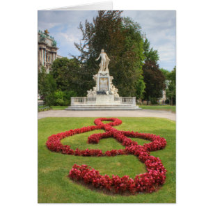 Mozart-Gedenkstätte in Burggarten Wien Österreich