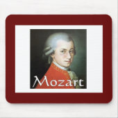 Mozart-Geschenke für Musikfreunde Mousepad (Vorne)