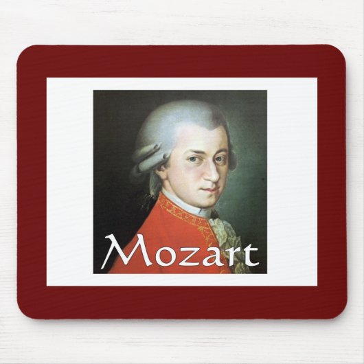 Mozart-Geschenke für Musikfreunde Mousepad (Vorne)