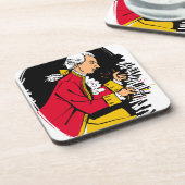 Mozart Getränkeuntersetzer (Linke Seite)