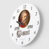 Mozart Große Wanduhr (Winkel)