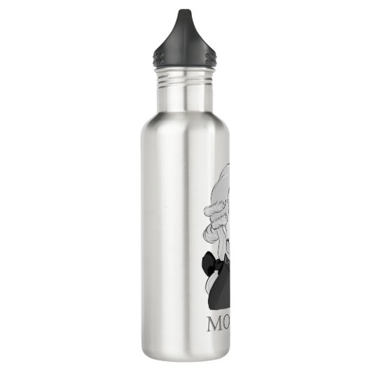Mozart im Chibi Style Edelstahlflasche (Links)