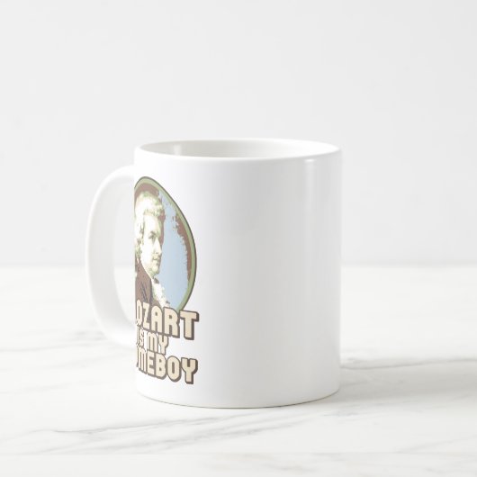 Mozart Kaffeetasse (Vorderseite Links)
