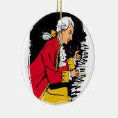 Mozart Keramik Ornament (Rechts)