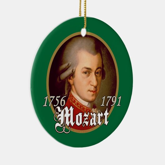 Mozart Keramikornament (Rechts)