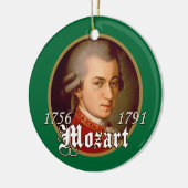 Mozart Keramikornament (Links)