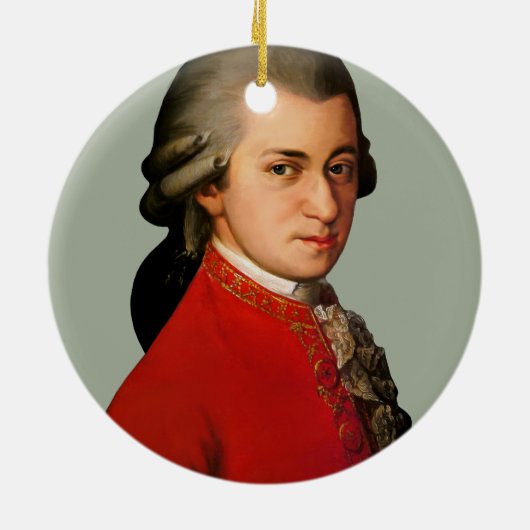 Mozart Keramikornament (Hinten)