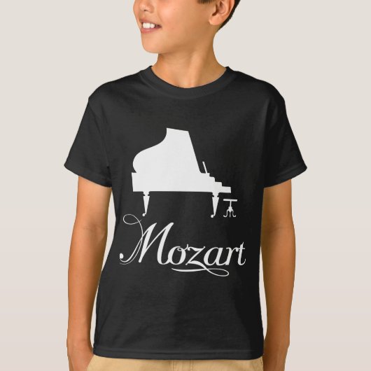 Mozart-Klavier T-Shirt (Vorderseite)