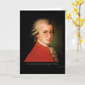 Mozart "Liebe Liebe Liebe" Kostenvoranschlag Gesch Karte (Gelbe Blume)