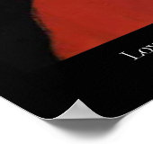 Mozart "Liebe Liebe Liebe" Zitat-Poster Poster (Ecke)