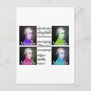 Mozart Lovers Geschenke Postkarte