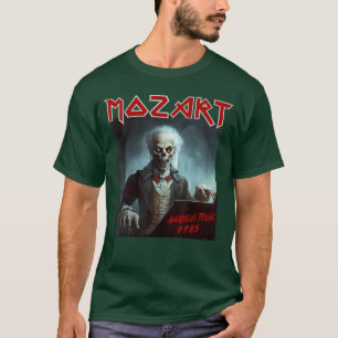 Mozart Lustig HeavyMetal s Vintage Sarkastische Mu T-Shirt