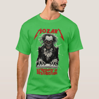 MOZART Lustiges HeavyMetal s Klassische Musikband T-Shirt