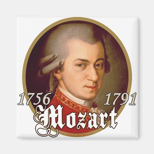 Mozart Magnet (Vorne)