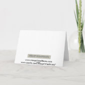 Mozart Music Manuscripts Karte (Rückseite)