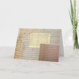 Mozart Music Manuscripts Karte