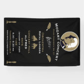 Mozart Musikkonzert Banner (Horizontal)
