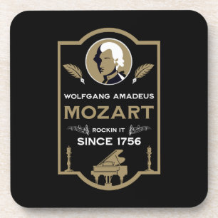 Mozart Musikliebhaber-Geschenk Getränkeuntersetzer