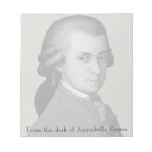 Mozart Notizblock (Vorderseite)