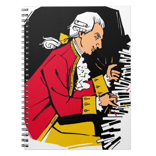 Mozart Notizblock (Vorderseite)