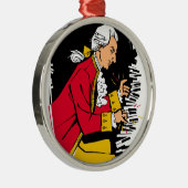 Mozart Ornament Aus Metall (Rechts)