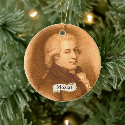 Mozart Ornament Personalisierte Vintage Kunst (Baum)