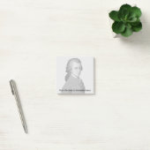 Mozart-Personal Post-it Klebezettel (Büro)
