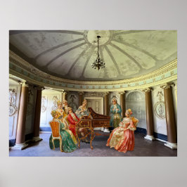 Mozart Playing Harpsichord Poster