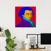 Mozart Pop Art Poster (Heimbüro)