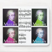 Mozart-Popkunst mouspad Mousepad (Vorne)