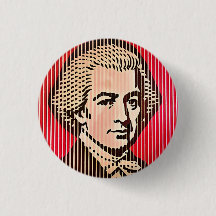 Mozart-Portrait im BAUHAUS-Stil