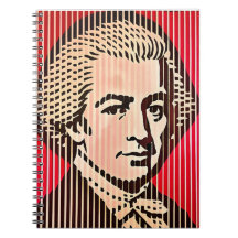 Mozart-Portrait im BAUHAUS-Stil