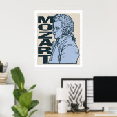 Mozart Poster (Heimbüro)