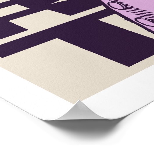 Mozart Poster (Ecke)