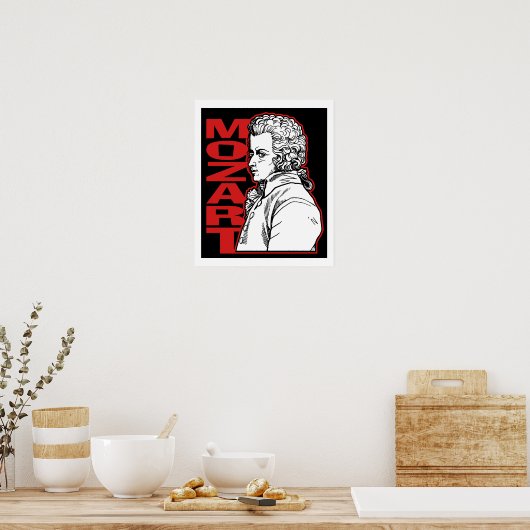 Mozart Poster (Küche)