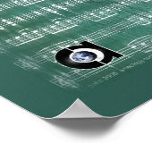 Mozart Poster (Ecke)