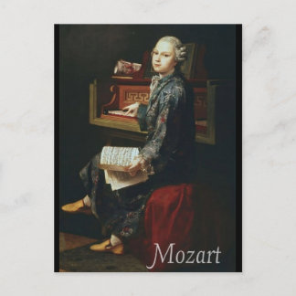 Mozart Postkarte
