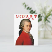 mozART Postkarte (Stehend Vorderseite)