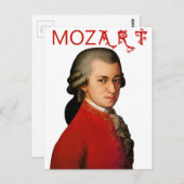 mozART Postkarte (Vorne/Hinten)