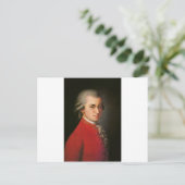 Mozart Postkarte (Stehend Vorderseite)