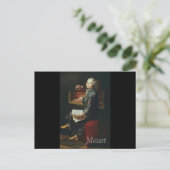 Mozart Postkarte (Stehend Vorderseite)