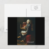 Mozart Postkarte (Vorne/Hinten)