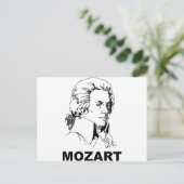 Mozart Postkarte (Stehend Vorderseite)