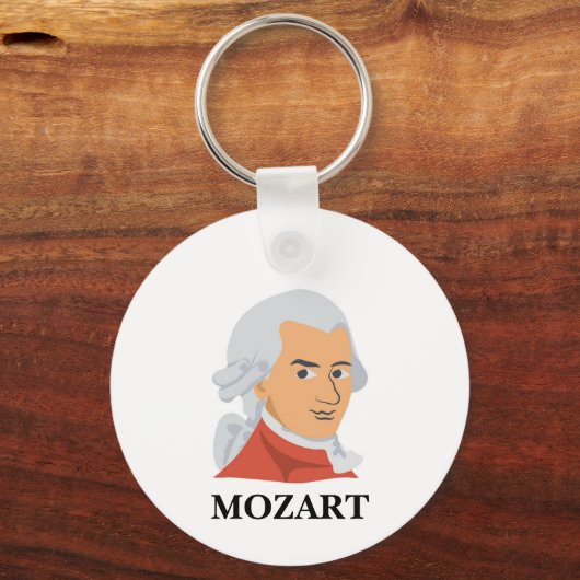 Mozart Schlüsselanhänger (Vorderseite)