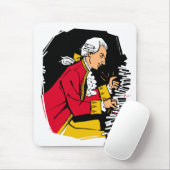 Mozart spielt Klavier Mousepad (Mit Mouse)
