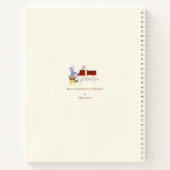 Mozart spielt Klaviermusiker Personalisiert Notizblock (Rückseite)