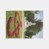 Mozart-Statue in Burggarten Wien Österreich Fleecedecke (Vorderseite (Horizontal))